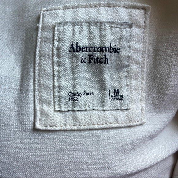 Abercrombie Cream Denim Trucker Jacket - Picture 4 of 5